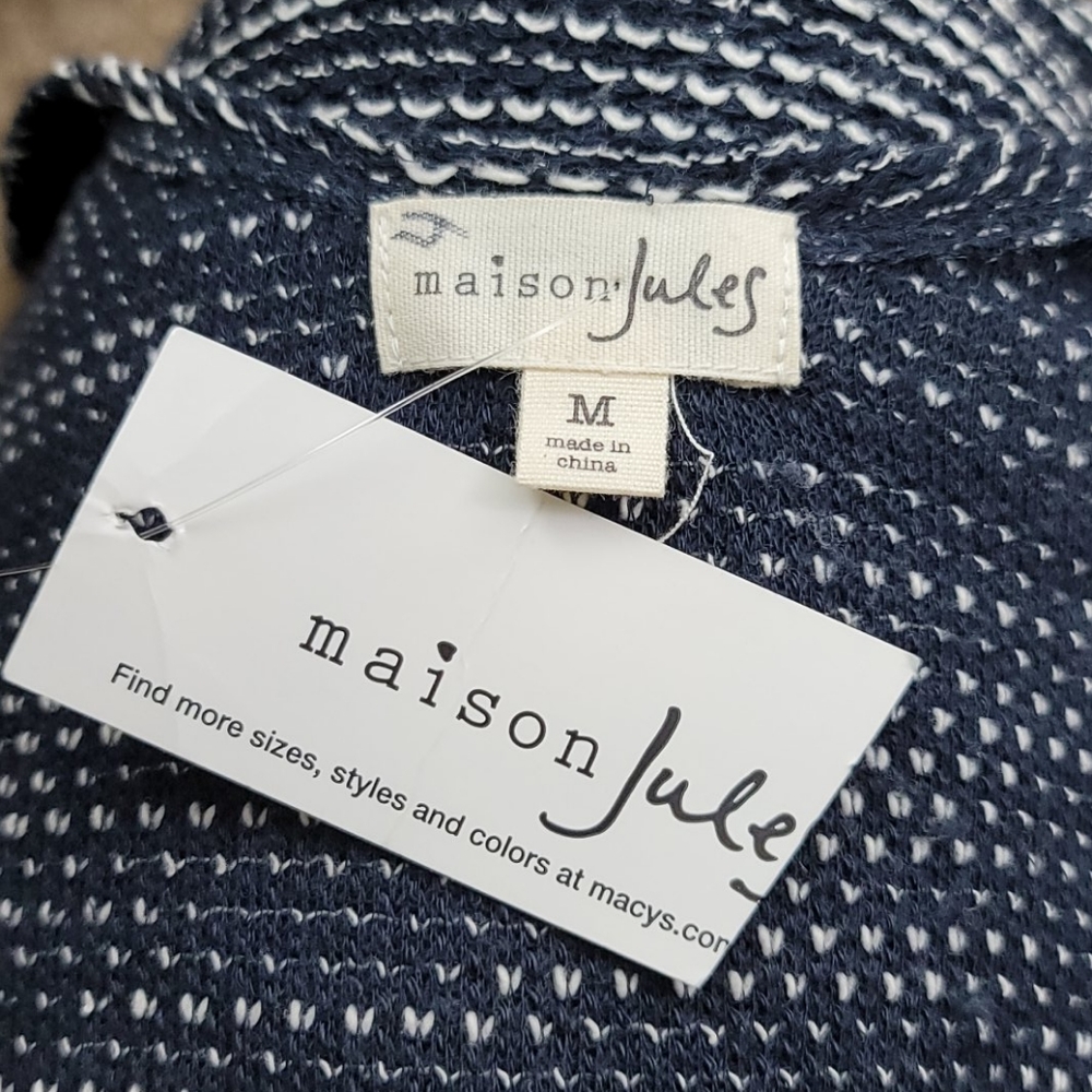 Maison Jules Print Open Cardigan Short Sleeve - Picture 11 of 11